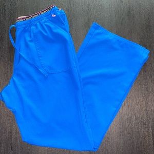 Heart soul scrubs in royal blue
